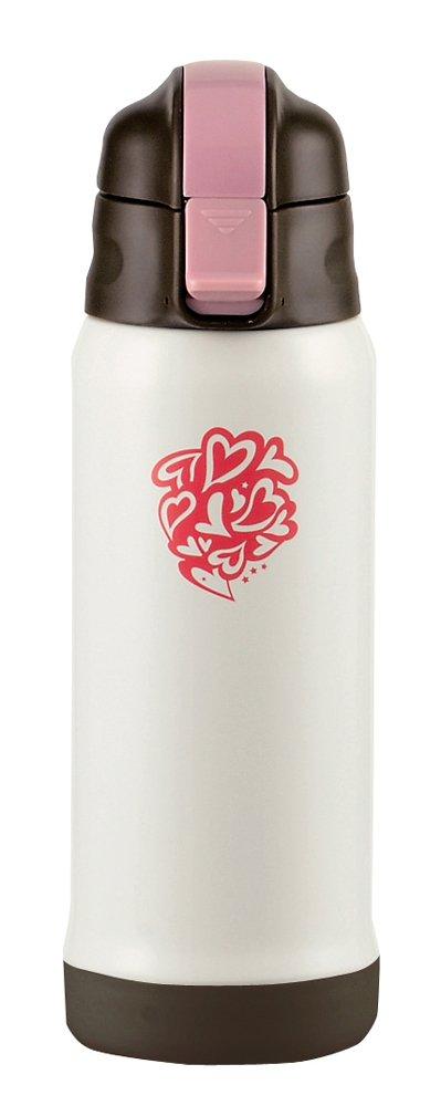 Pearl Metal Kids Charger Direct Bottle 600 with Heart Pouch HB-2798
