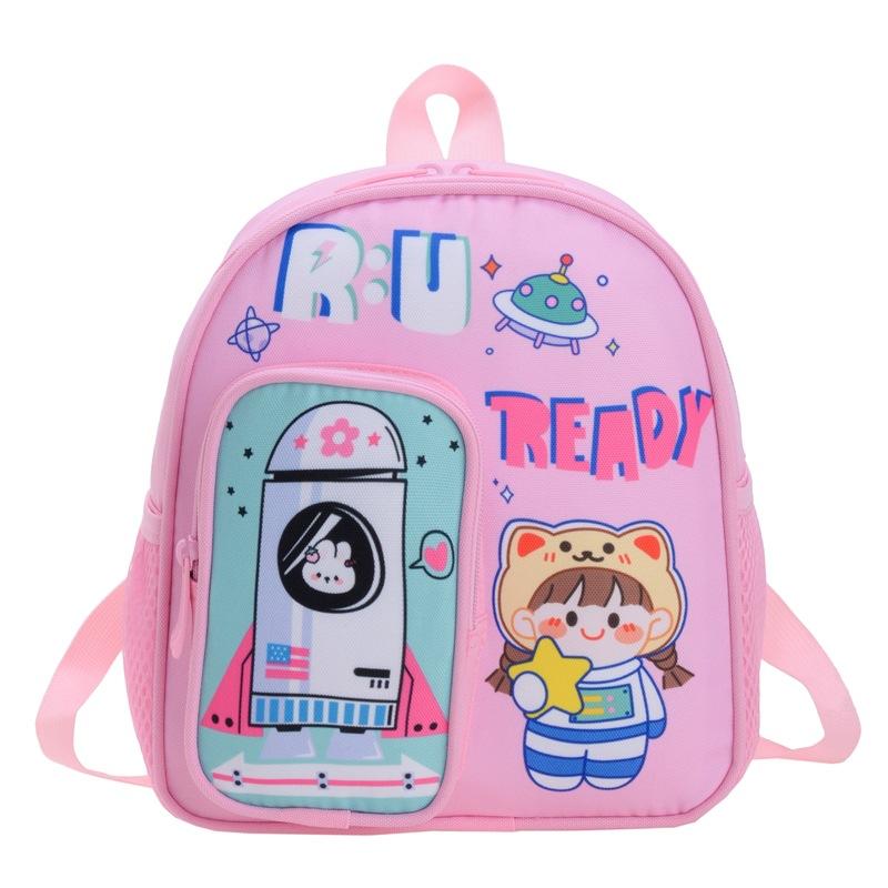 Cute Baby Backpack Cute Cartoon Kindergarten Primary School Student Schoolbag Foreign Style Printing Boys And Girls Backpack