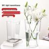 Large Transparent Glass Cylindrical Flower Vases (10-Pack)
