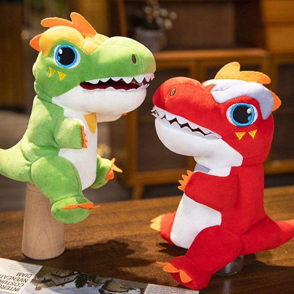 

Plush Doll Animal Hand Puppet Storytelling Hand Finger Story Puppet Story Time зелений