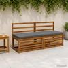 1 piece VUGHT Bench Cushion 100percent  Polyester Grey