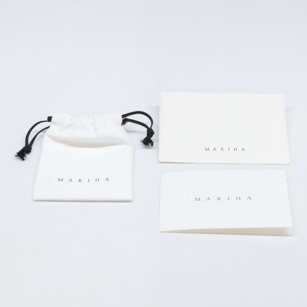 MARIHA [Beautiful Condition] K18 Wish Hoop earring Yellow GoldUsed