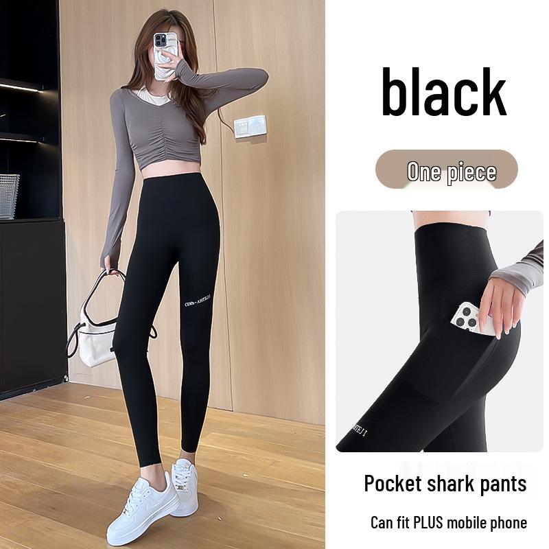 

Women s High Waist Butt-Lifting Slim Fit Yoga Pants - Thin Cotton, Plus Size, Spring/Autumn Outerwear 2XL fits 141-155 jin