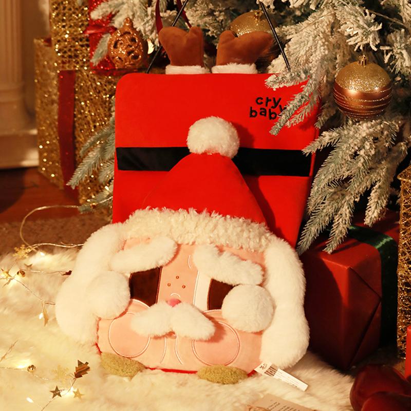 Новая коллекция POP MART CRYBABY Lonely Christmas Pop Mart IP Мешок для хранения Санта-Клауса Куклы 44 см 1220914003