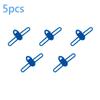 Fishing Bait Hook Fixer High Elasticity Silicone 5Pcs/Bag Fadeless Lightweight for Long Term Fishing Gear Storage