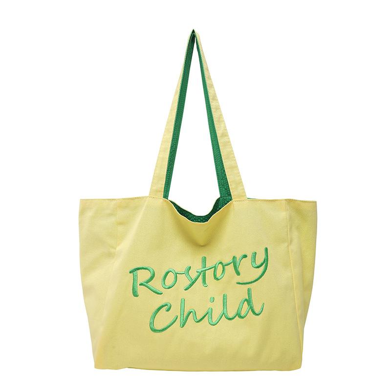 

New Large Capacity Tote Bag Women s Fashion Canvas Shoulder Bag