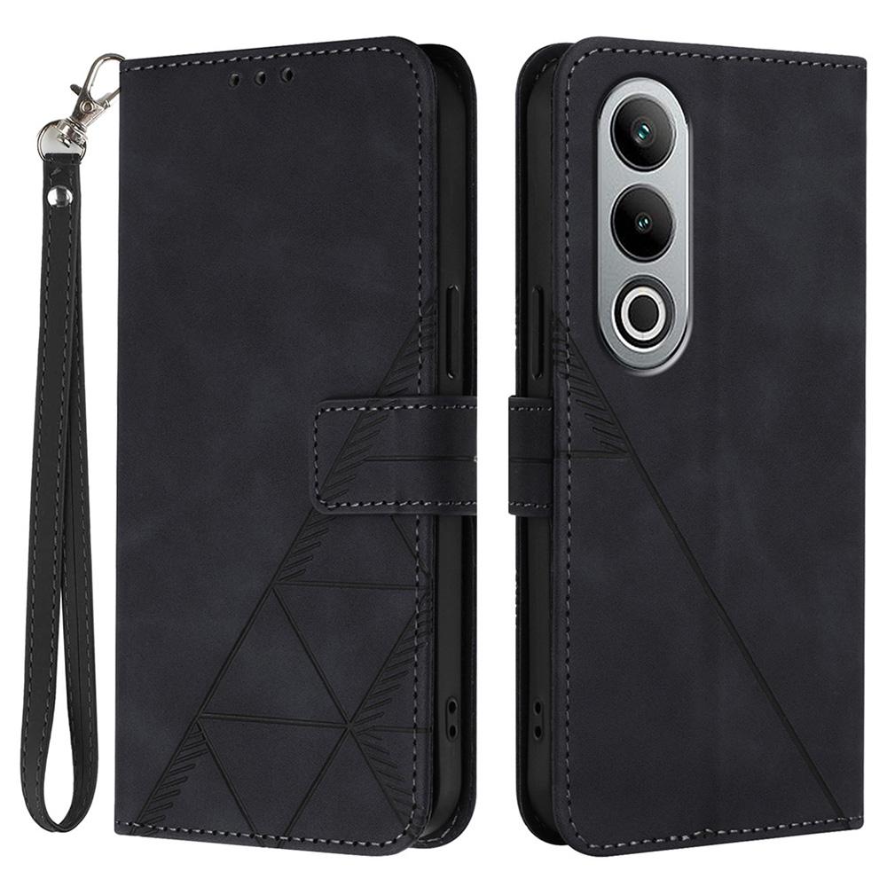 For OnePlus Nord CE4 5G Leather Case with Hand Strap Wallet Stand Phone Cover