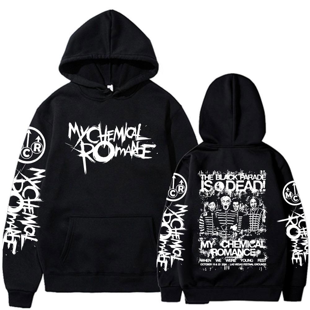 My Chemical Romance Hoodies The Black Parade Is Dead Men Women Clothing Gothic Hooded Sweatshirts Casual Long Sleeves Pullovers