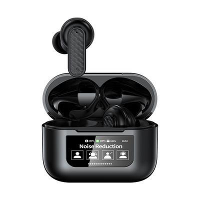 Wireless BT 5.4 Real Time Translator Earbuds ANC Noise Cancelling 144 Languages Smart Touch Screen Housing for Business Travel