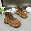 High-end Ankle Boots for Womens Flats Sport Shoes Designer Lace Up Sneakers Winter Chelsea Boots New Walking Comfort Mujer Botas