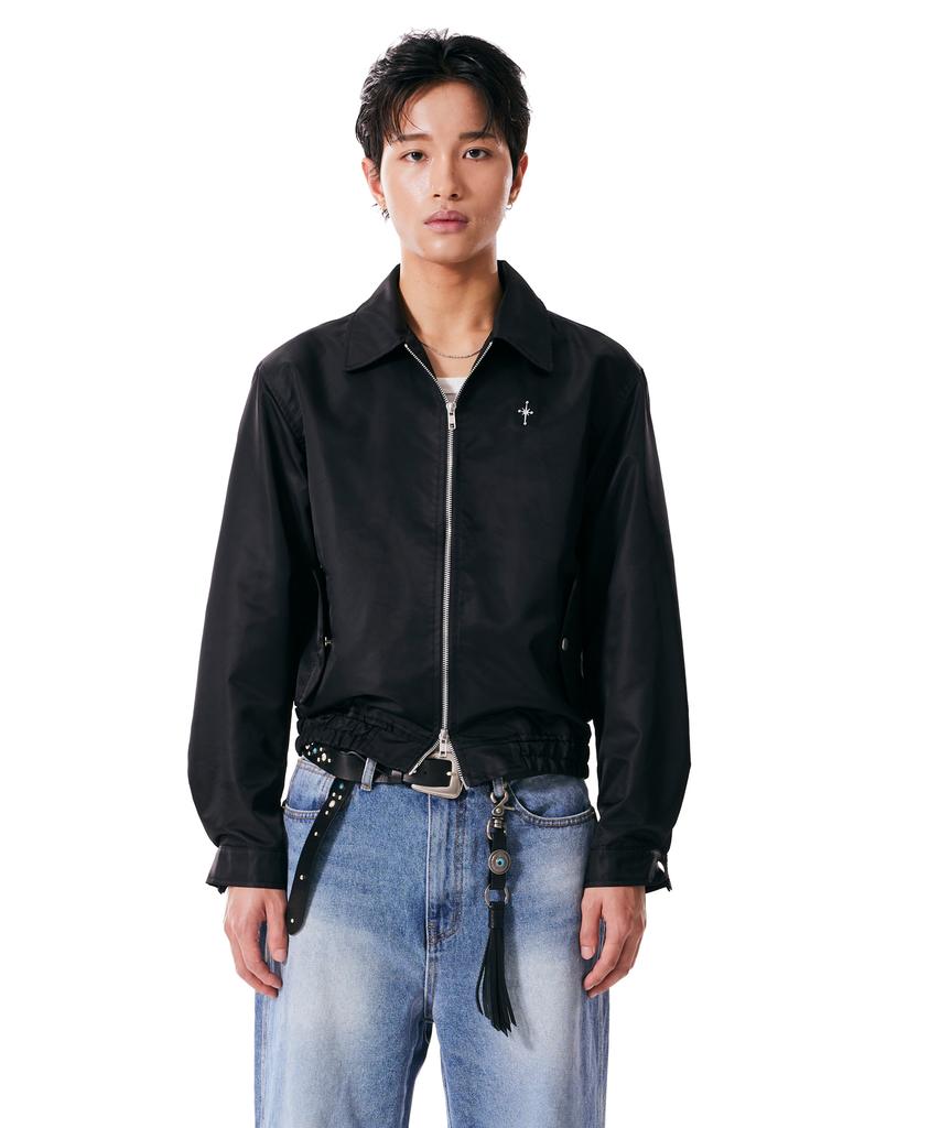 Iugamakaras Nylon Bomber Jacket (Black)