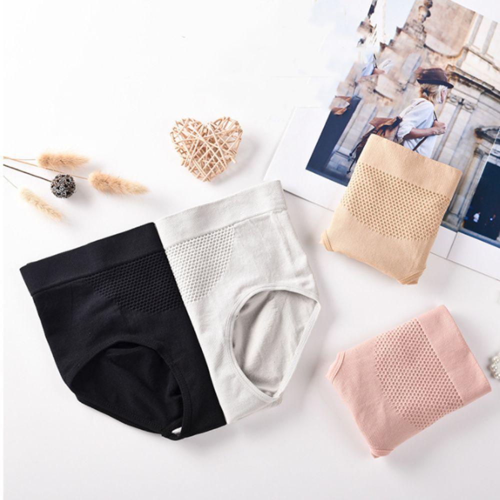 5PCS Panties Seamless Briefs Cotton Crotch Women Underwear Breathable Simple Underpants Girls