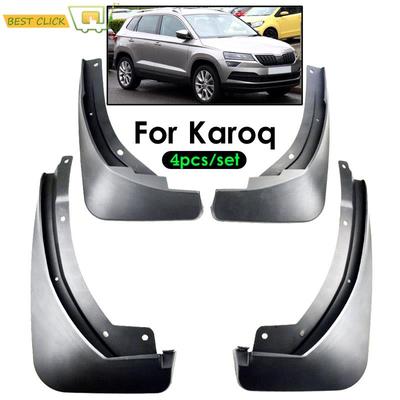 4Pcs Car Mud Flaps For Skoda Karoq 2017 2018    Mudflaps Splash Guards Mud Flap Mudguards Fender Front Rear