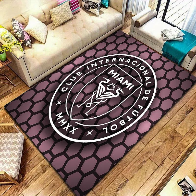 Inter Miami CF Carpet Rug for Living Room Bedroom Home Sofa Decoration,Kids play Non-slip Floor Mat