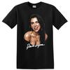 Dua Lipa Porträt T-Shirt Digitale Kunst Popmusik Sängerin Fan Grafischer Stil T-Shirt