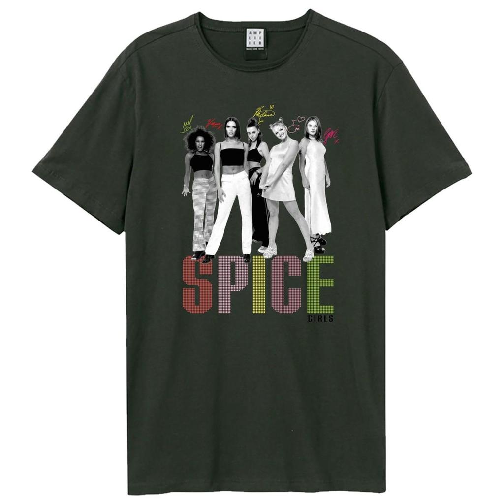 Amplified Unisex Adult Group Shot And Logo T-Shirt