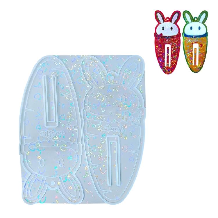 

Silicone Mould Set Featuring Lovely Rabbits And Carrot Designs For Various Art Materials 1