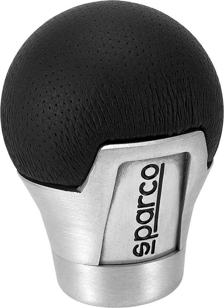 

Shift Black Leather x SPARCO-CORSA Knob, Metal, SPG101_J