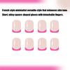 Paznokcie doczepiane Kleje do paznokci na paznokieć Krótkie migdałowe Paznokcie sztuczne dla kobiet, Akrylowe paznokcie sztuczne Naturalne Pełne krycie Paznokcie sztuczne Prezenty