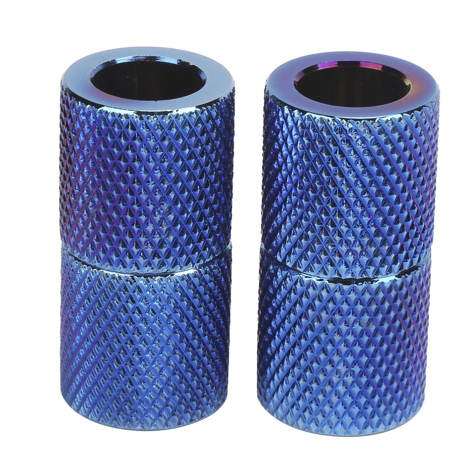 

4PCS Car Headrest Collar Ring Decor Aluminium Alloy for Car SUV Truck Interior DecorationBluing