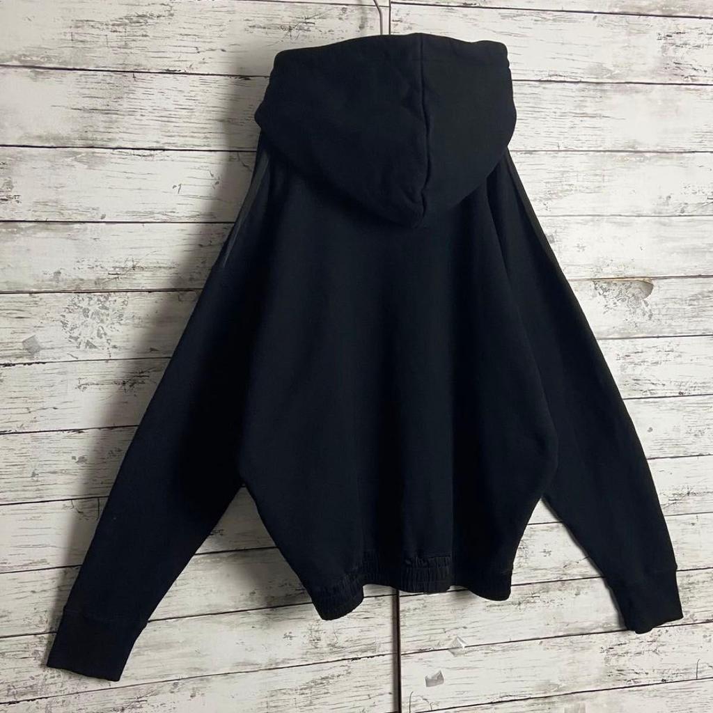 Used SAINT LAURENT PARIS 24SS Hoodie Marine Embroidery Logo Hoodie
