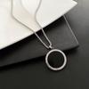 04-B9 Titanium Steel Roman Numerals Sweater Chain