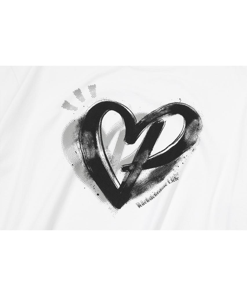CPGN STUDIO Mono Heart Short Sleeve T-Shirt White