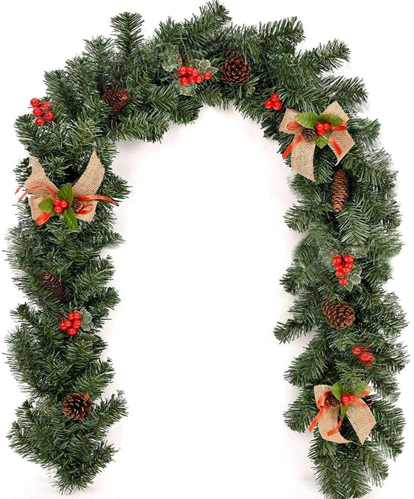 

Christmas rattan 1.8 meter Christmas rattan decoration hotel window door