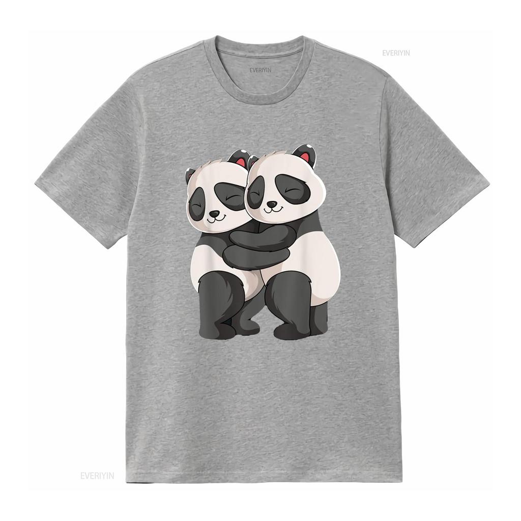 Panda Lover Kids Girls Women T Shirt vintage Washed Casual Top For Everyday Wear fashion graphic Versatile designer clothes