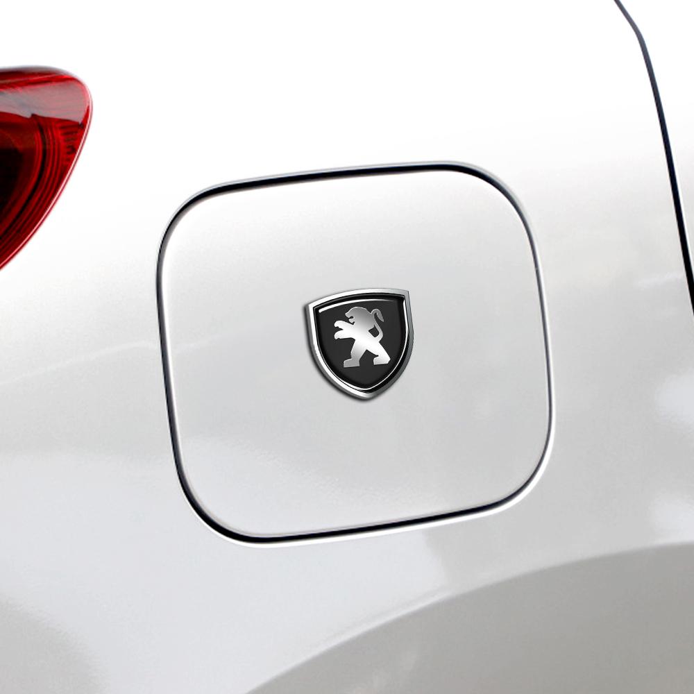 1 Stück 3D Metallplaketten Auto Kofferraum Karosserie Fenster Seite Kotflügel Aufkleber Dekoration Für Peugeot 3008 5008 4008 206 308 307 208 407 406