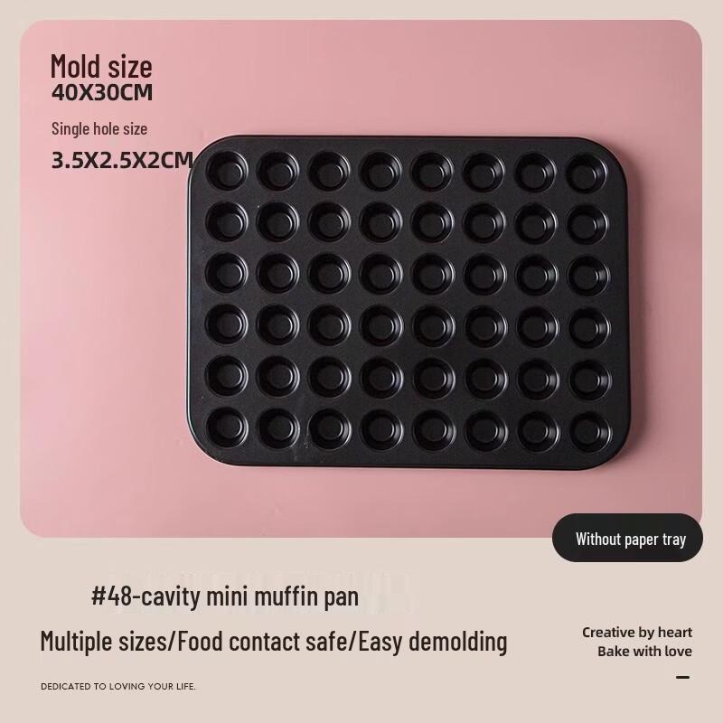 MDNG 48-Cavity Mini Muffin Cake Baking Pan