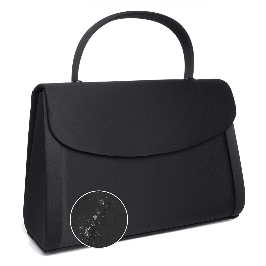 

Черная формальная сумка от Etiquette Black Формальная сумка для Подходящая для и Других церемоний [LEAKOKUA] [Рекомендованные консультанты] Женщины, Свадьбы, Похороны, чёрный