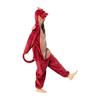 [OLAOLA] Dragon Kigurumi Pajamas for Adults Red Halloween Costume Disguise Animal Loungewear Dragon Fluffy Warm Cold Weather Room Wear Flannel Unisex