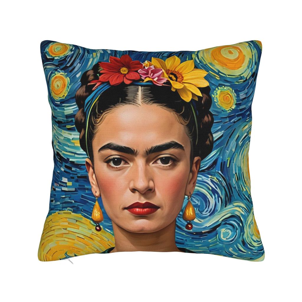 Pillow Case F-Fridas K-Kahlooo Soft Pillow Cover For Sofa Home Decoration Novelty Pillowcases