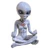 UV Protected Alien Garden Ornament Statue Hand-Painted Funny Rude Alien Sculpture Home Decor Yard Ornament