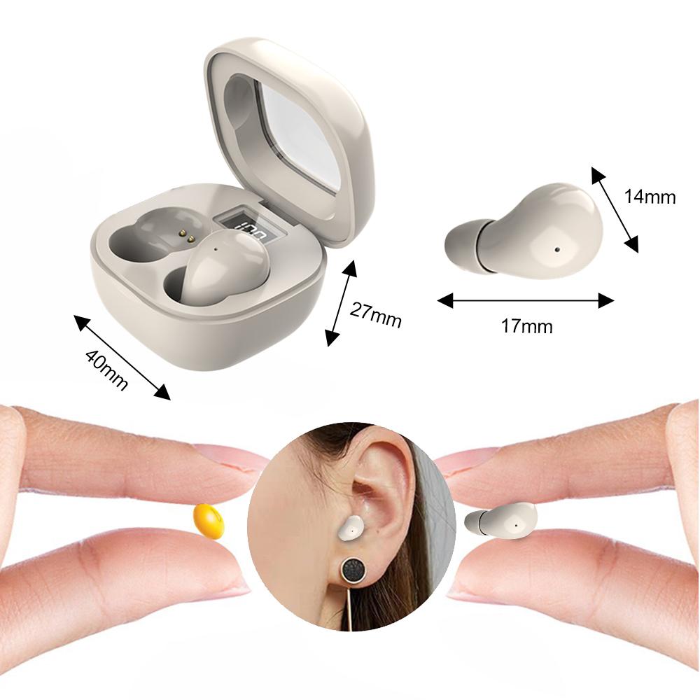 Mini Sleep Headphones Wireless Bluetooth Headset HiFi Stereo Invisible Earbuds Hidden In Ear Sports Earphones For Smartphone