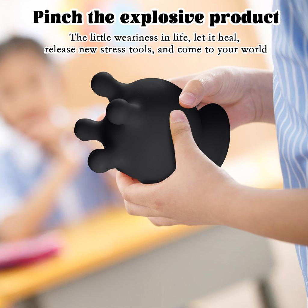 Stuff Udder – Soft Silicone Cow Udder Stress Relief Desk Toy – Suction Cup Stress Relief Toy – Fun Discreet Stress Relief Gift