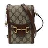 [Gebraucht] Horsebit 1955 Logo Canvas und Leder Handy Tasche - Ausgezeichnet #RTN74P