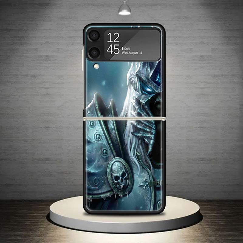 W-World Of W-Warcraft W-Wow Phone Case For Samsung Galaxy Z Flip 7 6 5 4 3 5G Cover ZFlip7 ZFlip6 ZFlip4 ZFlip5 ZFlip3 Coque Fun