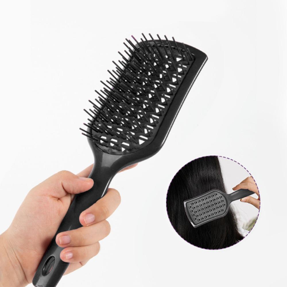 Anti-Tangle Paddle Detangling Brush Professional Ventilated Hairbrush  Curly Hair Styling