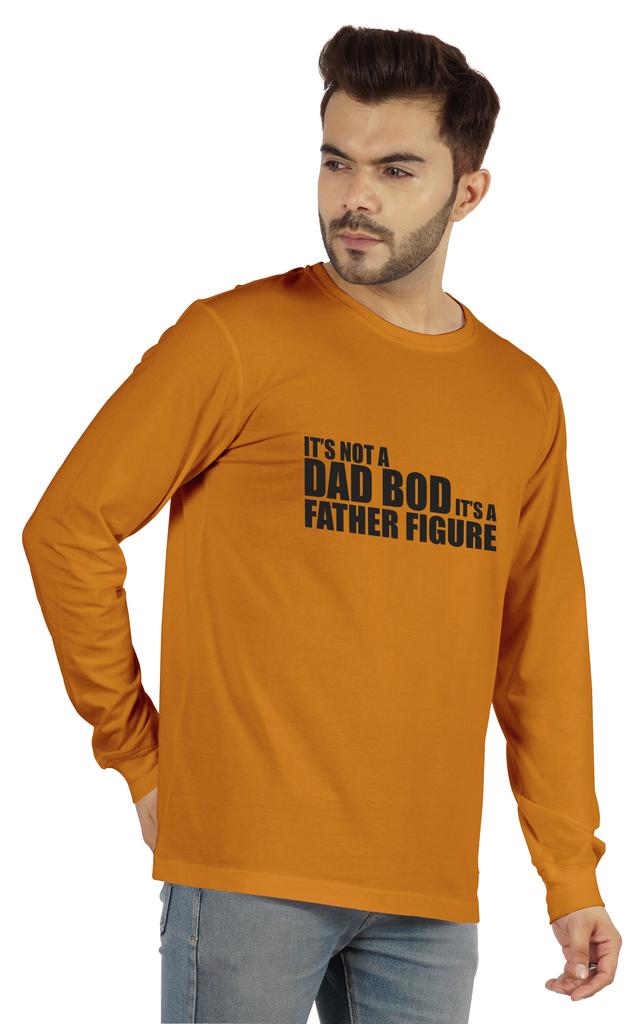 Inkmeso Mens Tshirt   Its Not A Dad Bod Its A Father Figure   Funny Quotes Daddy Tee