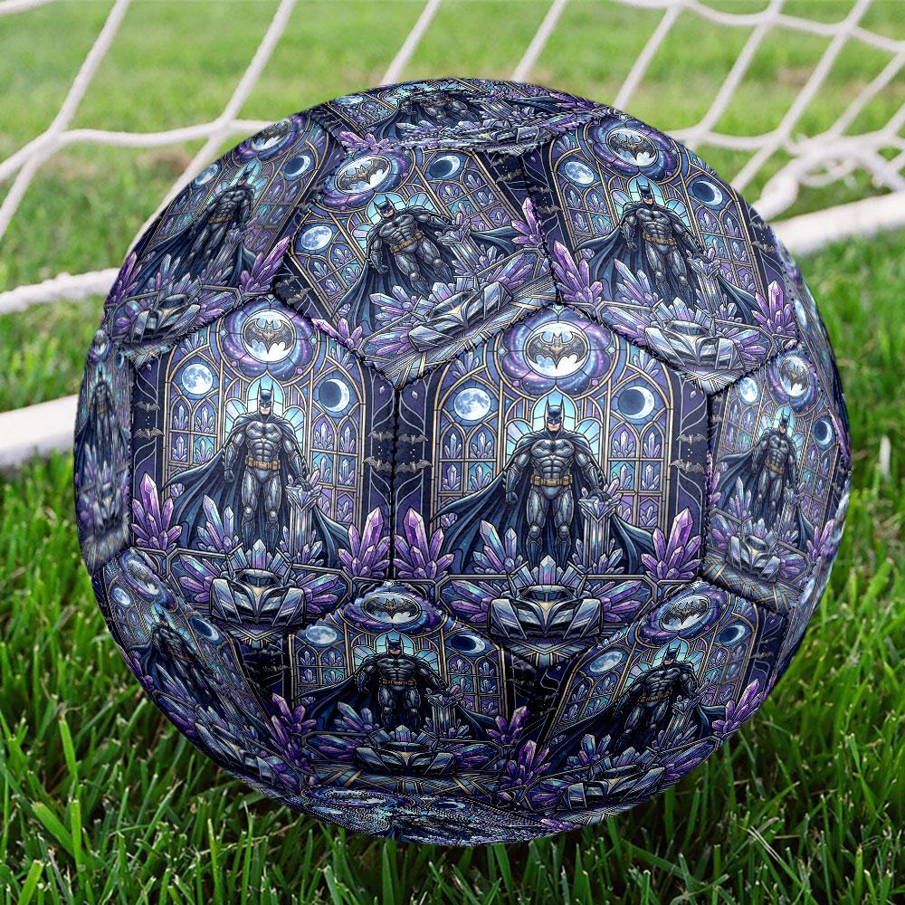Batman Print Size 5 Soccer Ball, Standard Match Football for Sports Game and Team Practice, Ideal Gift for Soccer Fans