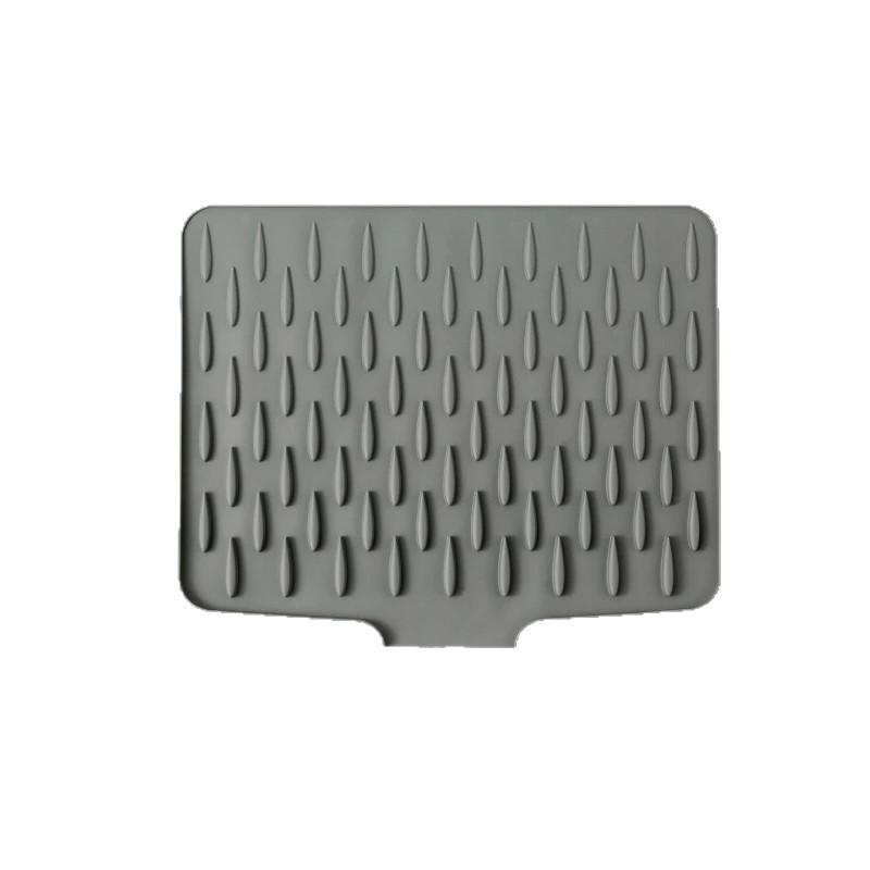 

Slope Silicone Drain Mat Kitchen Anti-scalding Insulation Pot Mat Thickened Countertop Mat Non-slip Cutting Board Fixed Mat 40x33.5x1.3