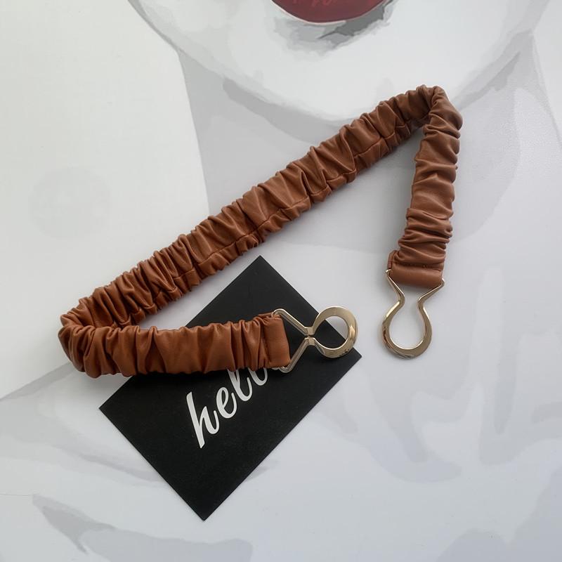 

Осень И Зима Пояс Женский Простой Эластичный Эластичный Широкий Пояс Декоративное Платье Пальто Тренд 65cm верблюд