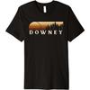 Downey, ID Vintage Evergreen Sunset Eighties Retro Premium T-Shirt