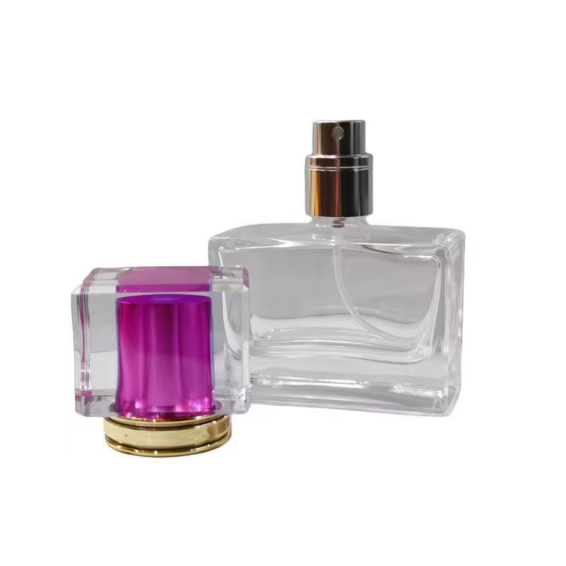30ml Premium Refillable Glass Perfume Spray Bottle with Crystal Cap