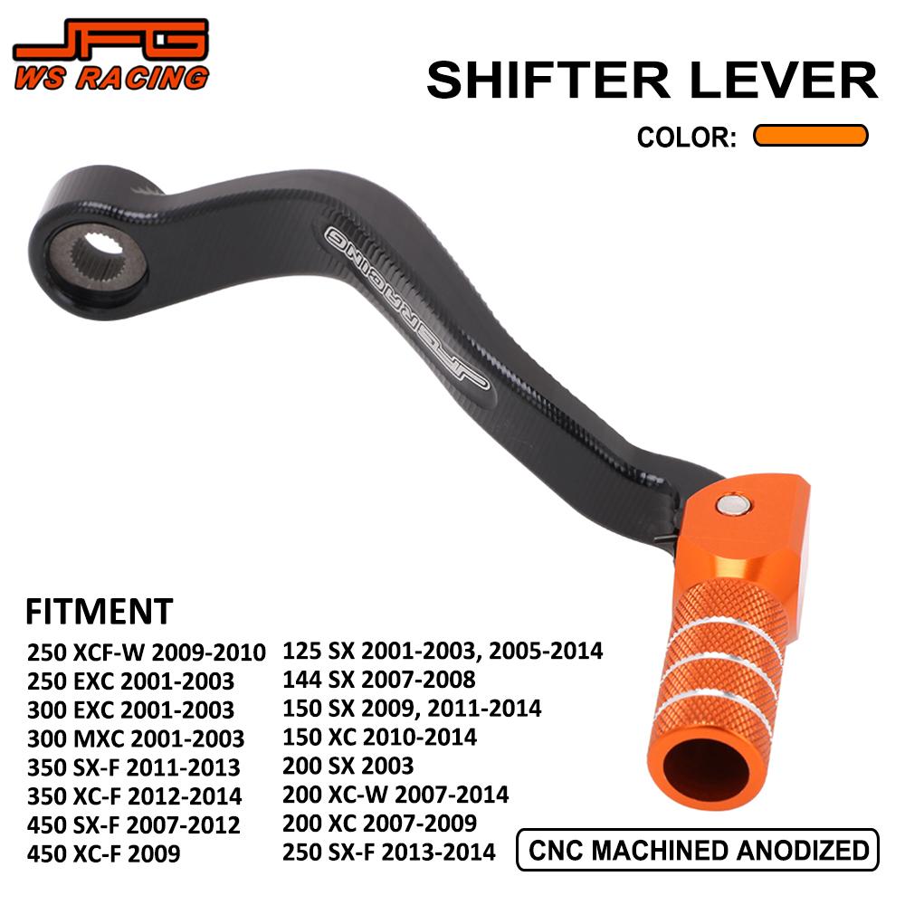 Motorcycle CNC Gear Shift Pedal Lever Shifter For KTM SX EXC XC XCW SXF XCF XCFW EXCF TPI 125-450 Dirt Pit Bike Motocross Parts