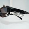 Y2k Sunglasses Studded Square Frame Sunglasses Uv Sun glasses Uv For Outdoor Trips Party Gatherings Music Festivals