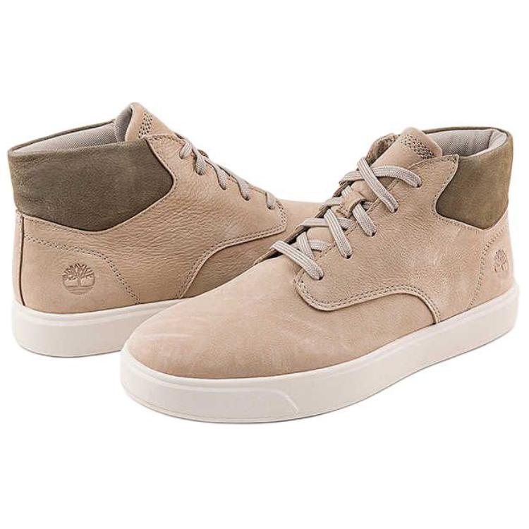 Timberland Emerson Street Soft Comfortable Low-Top Slip-Resistant Durable Mid-Top Sneakers Men Sneakers Light-Gray Brown A6BW6EO2
