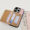 Ring Holder Flip Wallet Case For iPhone 11 12 13 14 15 Pro Max X Xs Max 13 Mini Litchi Leather Card Slot Soft Candy Color Cover